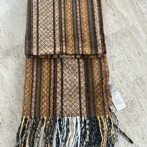 Accessorize Brown and Blue Scarf
